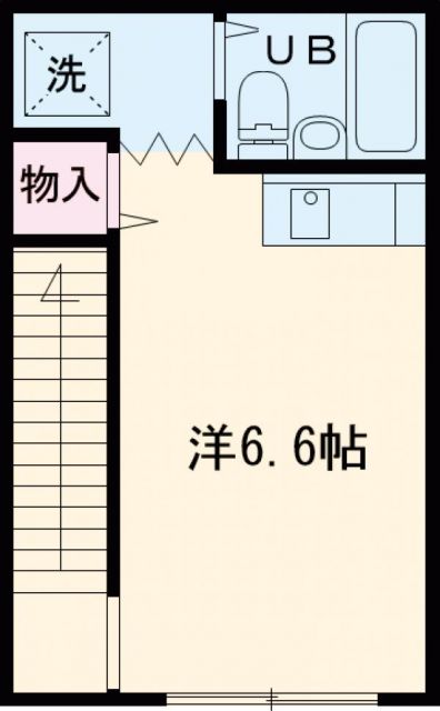 FメイトキューブのぼのIの間取り