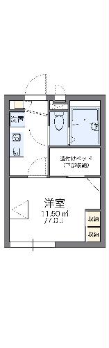 レオパレス立戸新開の間取り