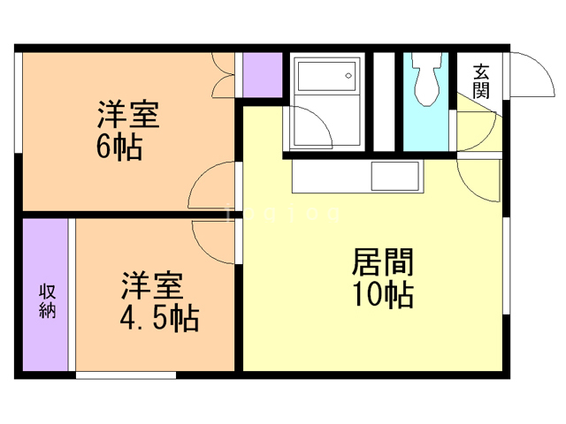 大森アパートの間取り