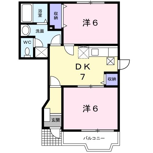 サンシャインＫの間取り