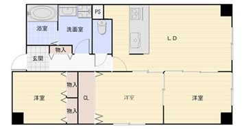 パルシティ西大路の間取り