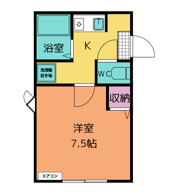 ハイツ岡本IIの間取り