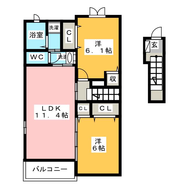 ワンピースの間取り