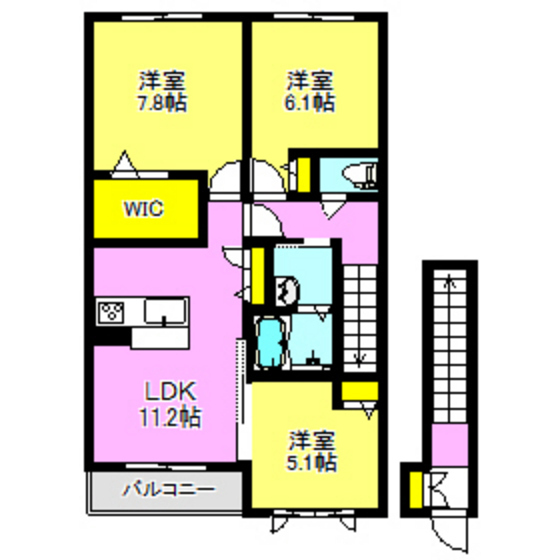 レイオリーブの間取り