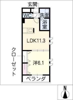 エスプラネード　Ｗｅｓｔ棟の間取り