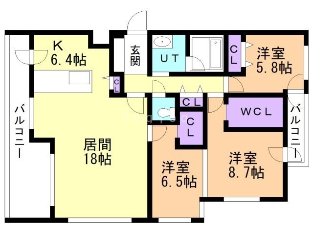 ライフライン３２の間取り