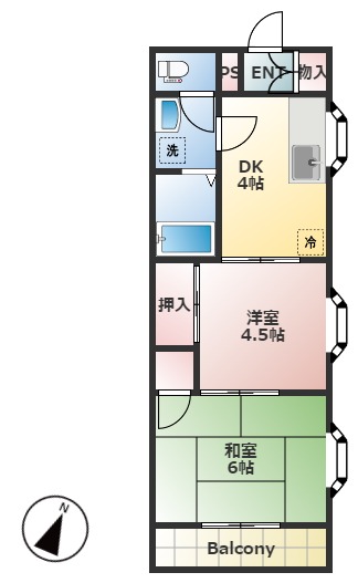 リバティハイツの間取り