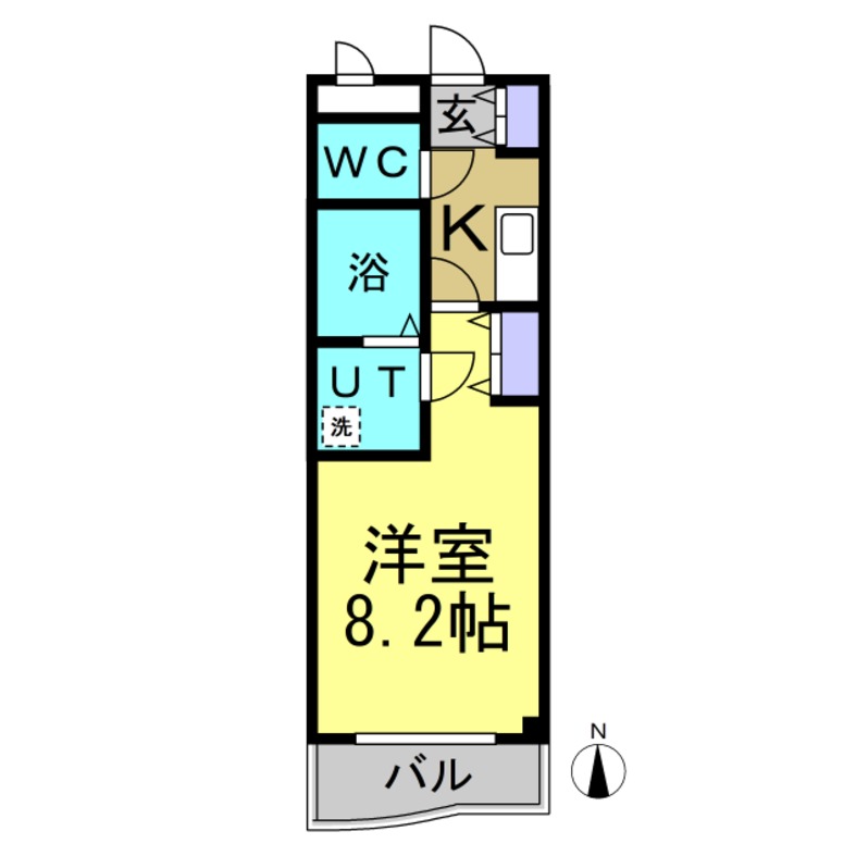 コスモなかねの間取り