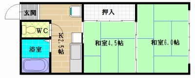 エクセレント老原A棟の間取り