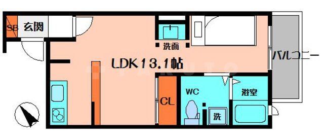 クロスレジデンシアの間取り