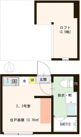 ハーモニーテラス東四つ木の間取り