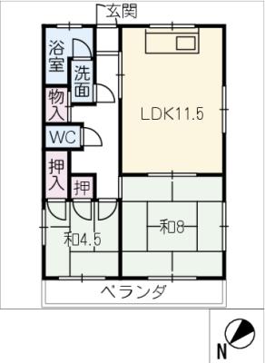 刈谷第３東海ビルの間取り