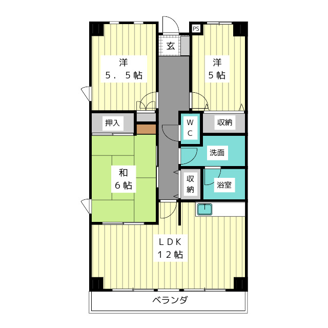 アスリート本郷の間取り