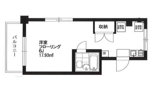 世田谷区松原のマンションの間取り