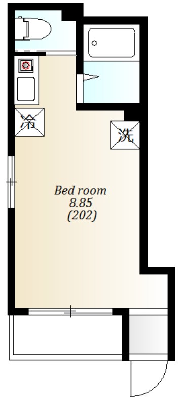 AMUSE三軒茶屋IIの間取り