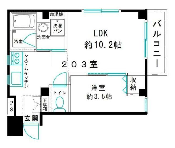 コーポ青葉+の間取り