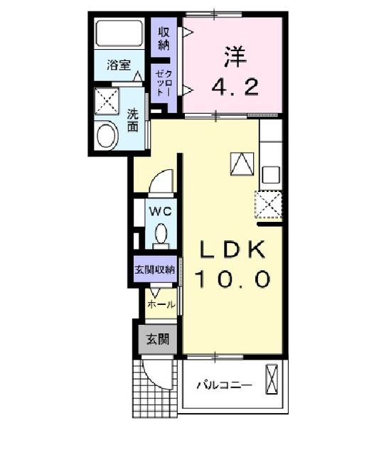 【ベルフィミーモ栗原Iの間取り】