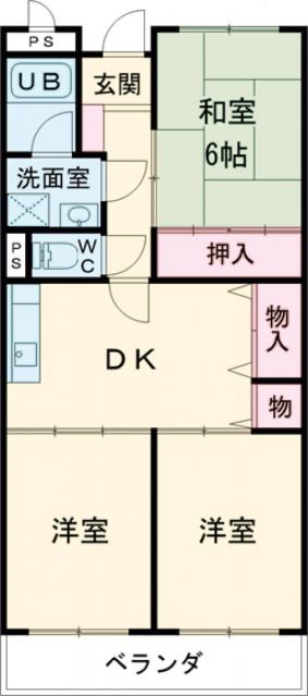 リバティーハイツの間取り