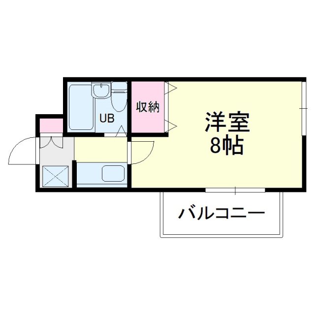 城北シティハイツの間取り