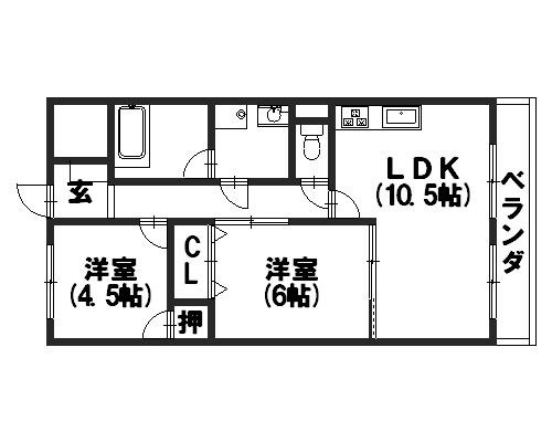 安井マンションの間取り