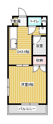 シティヒル甲府の間取り