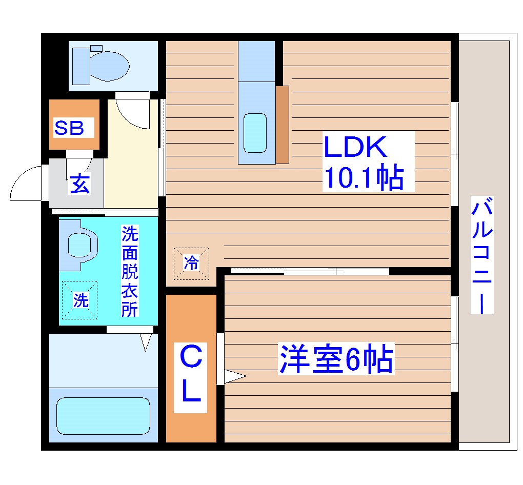 グローリアの間取り