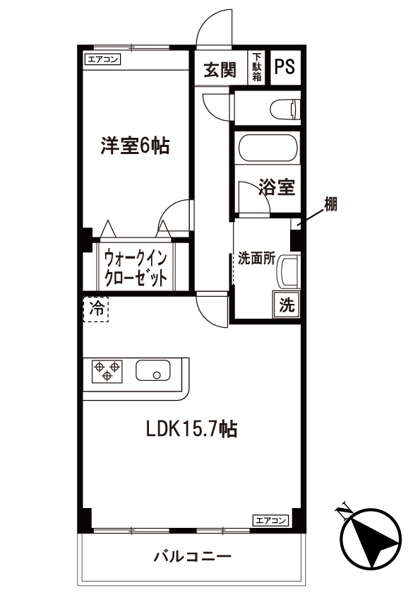 ヴィオラの間取り