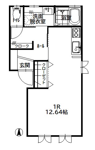 集学館 弐番館の間取り