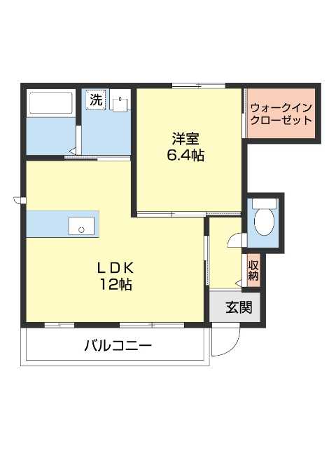 アルコイリス小二里の間取り