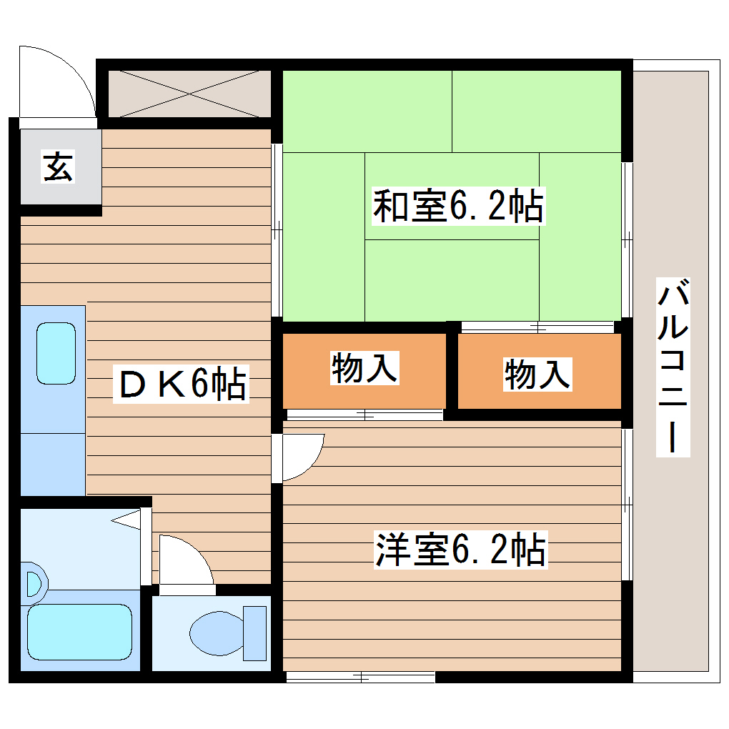 長町リトル・ヒルズの間取り