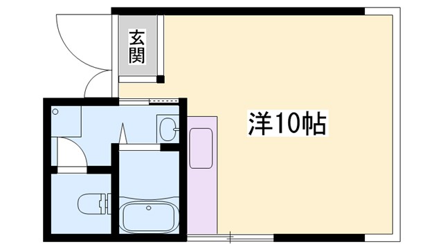 花房マンションの間取り