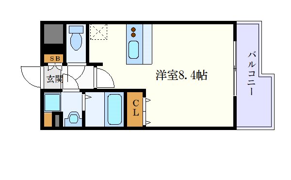 プレサンス鶴舞公園ウィズの間取り