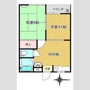 緒方マンションの間取り