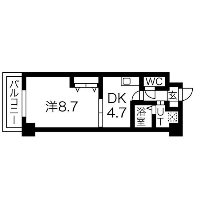 エス・キュート京都下鴨東の間取り