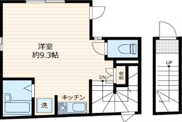 ラフィネ上中里の間取り