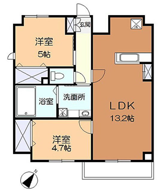 ルミエール新横浜の間取り