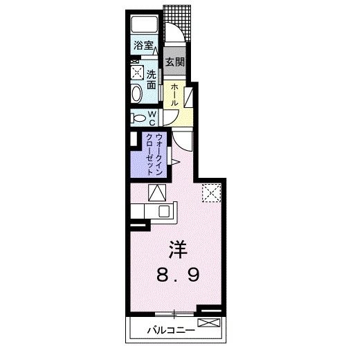 八代市本町のアパートの間取り