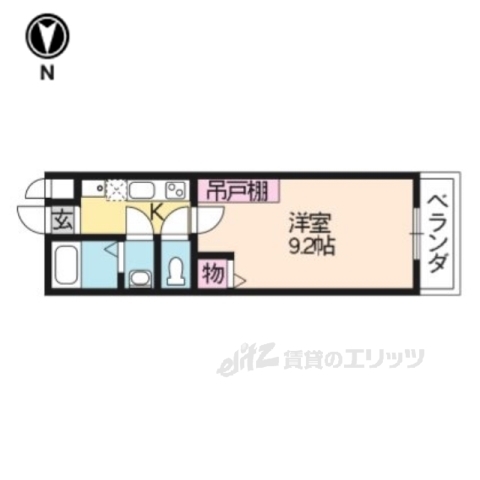 【アビタシオン東山の間取り】