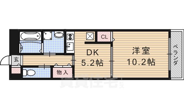 プレアデス桃山の間取り