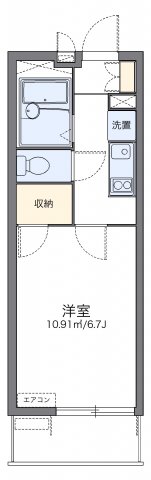 北九州市小倉南区北方のマンションの間取り