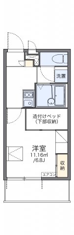 レオパレス寺地の間取り