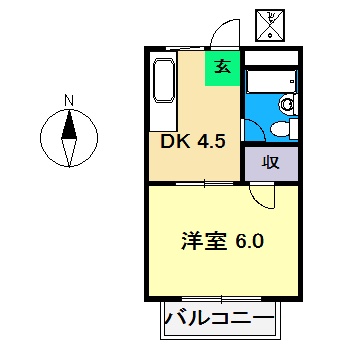 レジデンス高坂の間取り