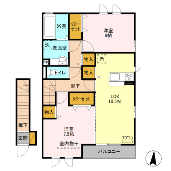フェリオ文京の間取り