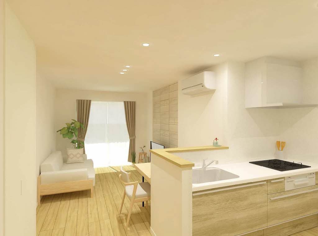 その他部屋・スペース　完成予想図／家具等は配置のイメージで物件に付属しておりません