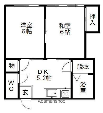 アイミヤの間取り写真