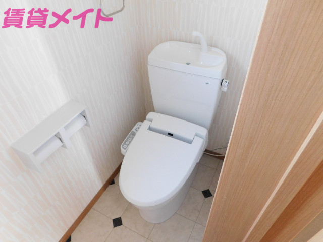 トイレ　同物件別部屋の写真となります