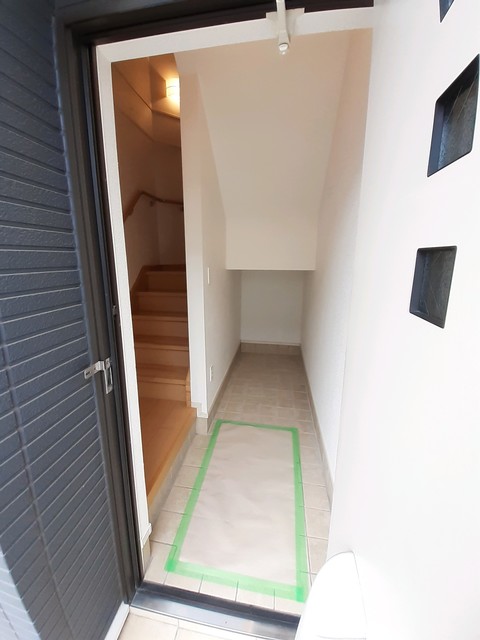 収納　シューズボックスのある玄関です