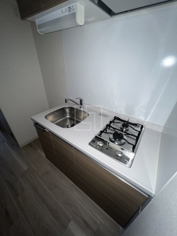 キッチン　ララプレイス難波シエール　2口ガスシステムキッチン