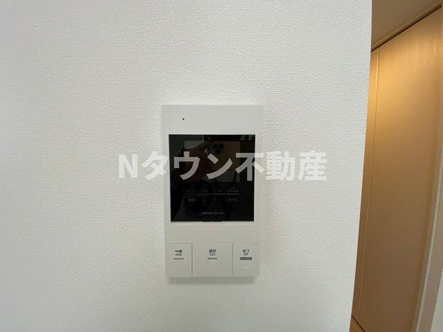 セキュリティ　モニター付きインターフォンです。