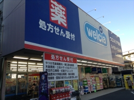 ドラックストア　ウエルシア 谷塚店（ドラッグストア）まで388m